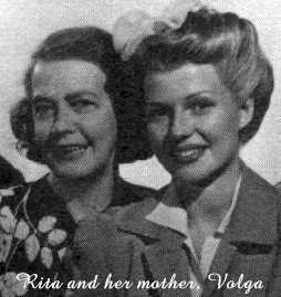 Rita and her mother, Volga Cansino